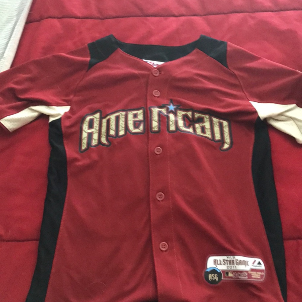 Adrian Gonzalez 2011 all star jersey (youth med)